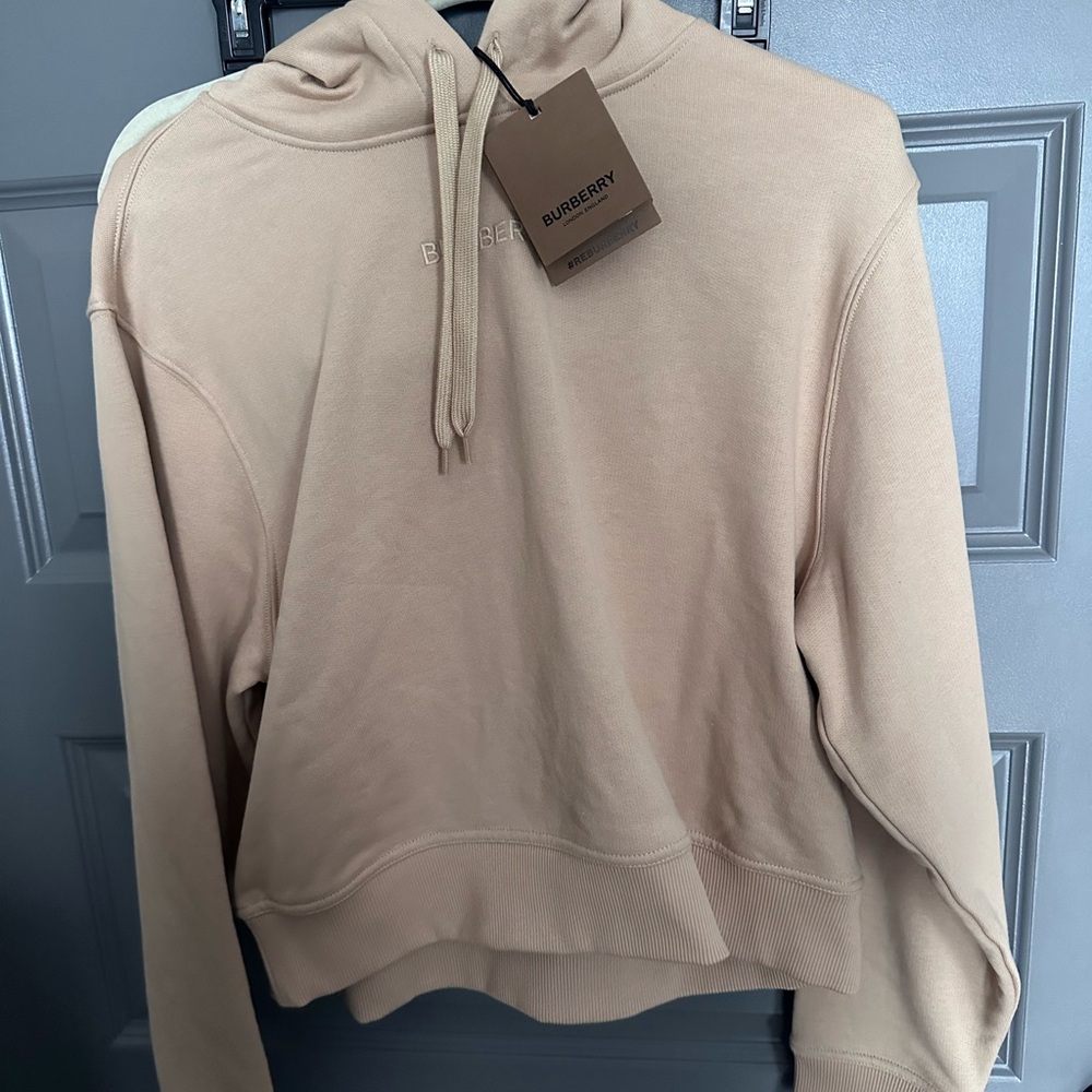Burberry Logo Cotton Hoodie NEW with tags